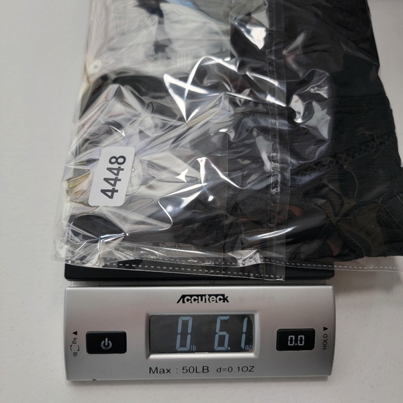 Haver London Blouse Womens L Black Button Flutter Sleeve Swiss Dot Lined Sheer - Picture 13 of 13